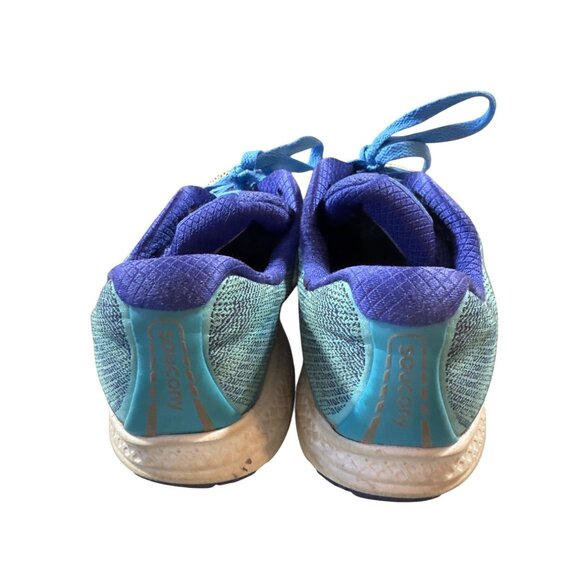 Saucony Ride Women's Running Shoes Size 9 Blue & Purple Mesh - Picture 7 of 10
